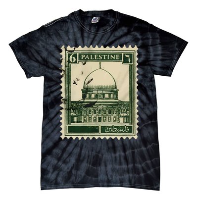 Palestine Stamp 2 Tie-Dye T-Shirt