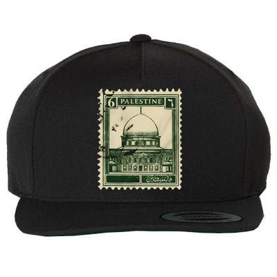 Palestine Stamp 2 Wool Snapback Cap