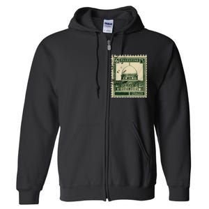 Palestine Stamp 2 Full Zip Hoodie