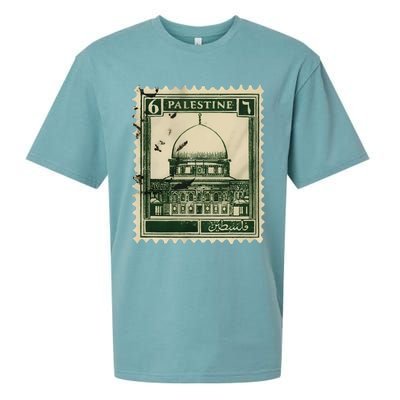 Palestine Stamp 2 Sueded Cloud Jersey T-Shirt