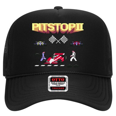 Pit Stop 2 Retro Theme Trucker Hat