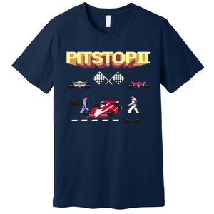 Pit Stop 2 Retro Theme Premium T-Shirt