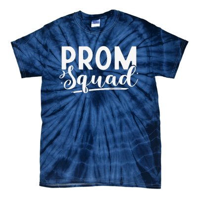 Prom Squad 2024 Funny Graduate Prom Class Of 2024 Tie-Dye T-Shirt