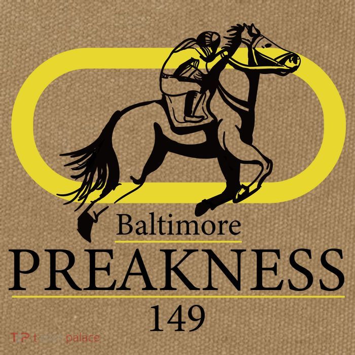 Preakness Stakes 2024 Spectator Series Cotton Canvas Backpack
