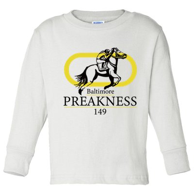 Preakness Stakes 2024 Spectator Series Toddler Long Sleeve Shirt