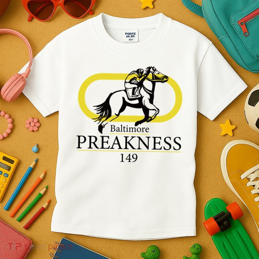 Preakness Stakes 2024 Spectator Series Kids T-Shirt