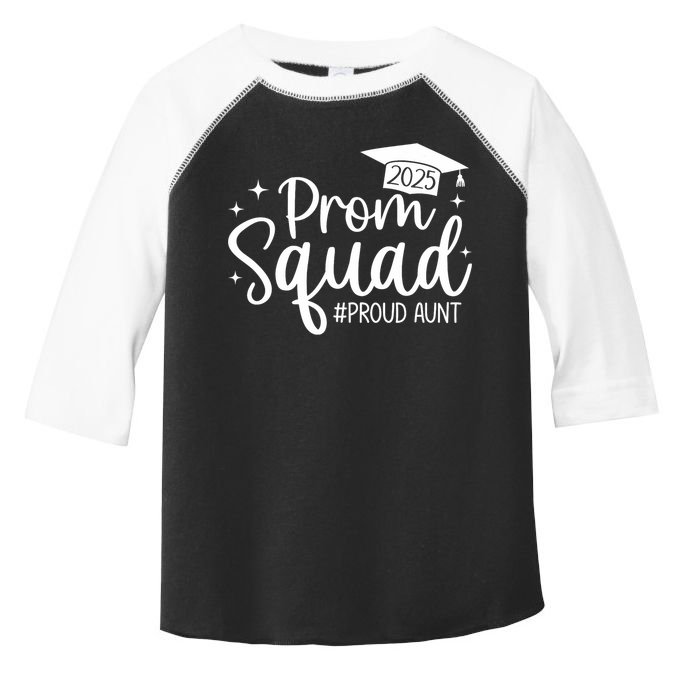 Prom Squad 2025 Proud Aunt Graduate Prom Class Of 2025  Toddler Fine Jersey T-Shirt