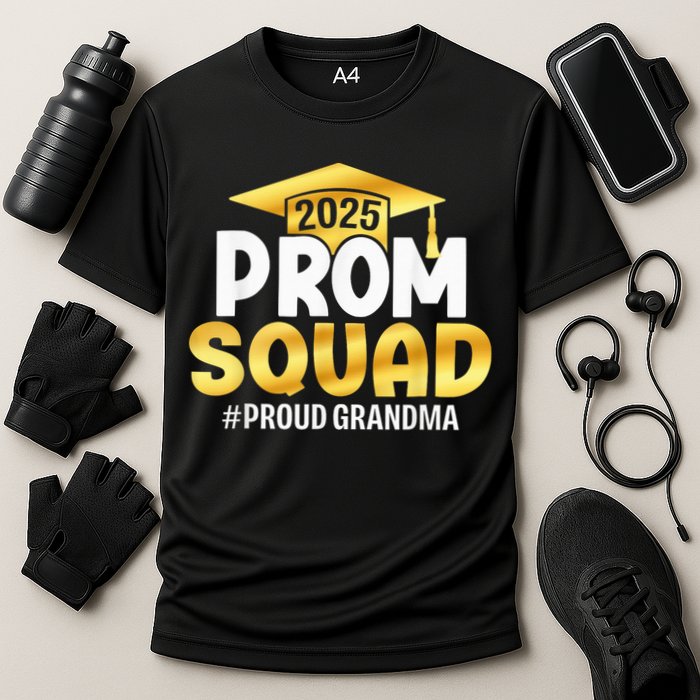 Prom Squad 2025 Graduate Prom Class Of 2025 Proud Grandma Cooling Performance Crew T-Shirt