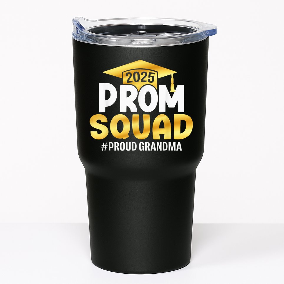 Prom Squad 2025 Graduate Prom Class Of 2025 Proud Grandma Tumbler