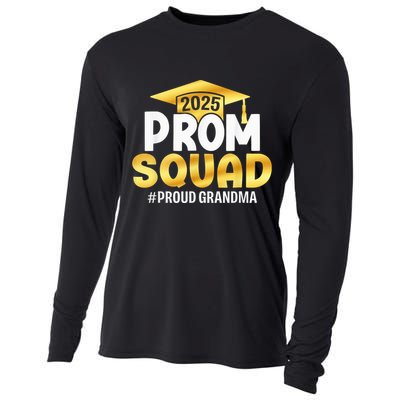 Prom Squad 2025 Graduate Prom Class Of 2025 Proud Grandma Cooling Performance Long Sleeve Crew