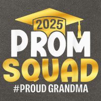 Prom Squad 2025 Graduate Prom Class Of 2025 Proud Grandma Cotton Canvas Backpack