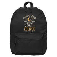 Partial Solar 2025 Eclipse 3.29.25 Skeleton Eclipse 2025 16 in Basic Backpack