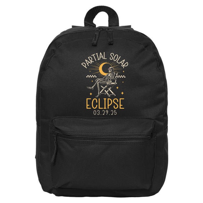 Partial Solar 2025 Eclipse 3.29.25 Skeleton Eclipse 2025 16 in Basic Backpack