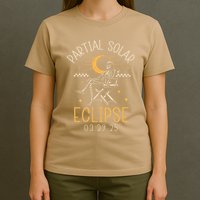 Partial Solar 2025 Eclipse 3.29.25 Skeleton Eclipse 2025 T-Shirt
