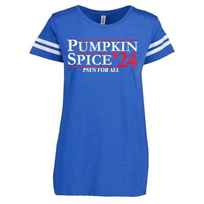 Pumpkin Spice 24 PslS For All Enza Ladies Jersey Football T-Shirt