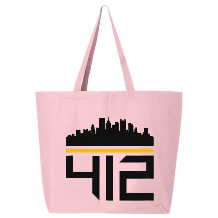 Pittsburgh Skyline 412 Design 25L Jumbo Tote