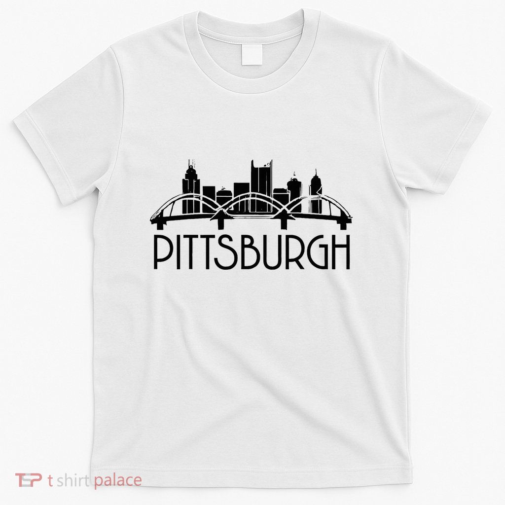 Pittsburgh Skyline 412 Steel City T-Shirt