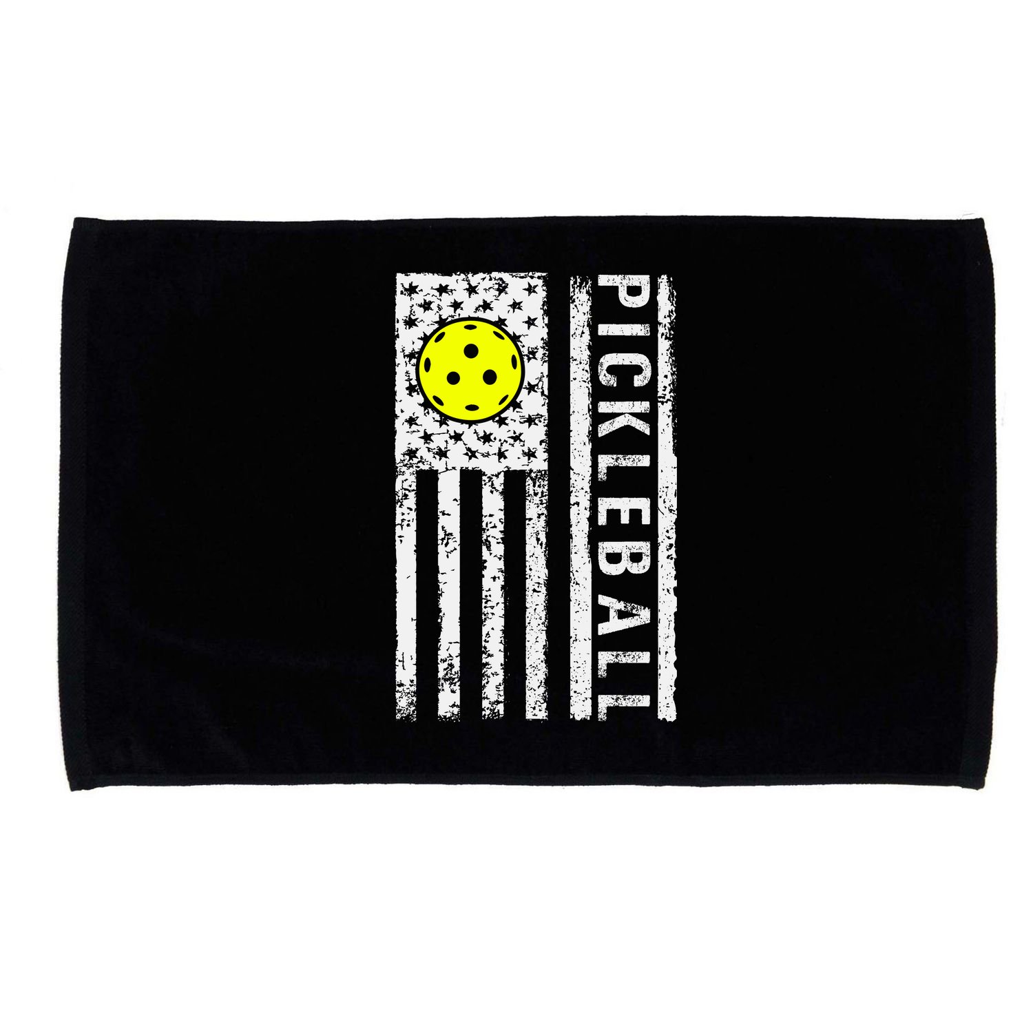 Pickleball Shirt American Flag Pickleball Player Gift Microfiber Hand Towel