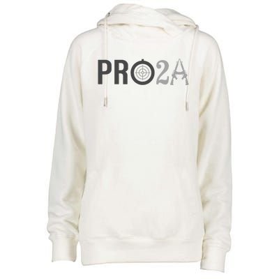 Pro Second Amendment Freedom Over Tyranny Pro2a Bear Arms Womens Funnel Neck Pullover Hood