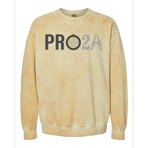 Pro Second Amendment Freedom Over Tyranny Pro2a Bear Arms Colorblast Crewneck Sweatshirt