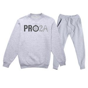 Pro Second Amendment Freedom Over Tyranny Pro2a Bear Arms Premium Crewneck Sweatsuit Set