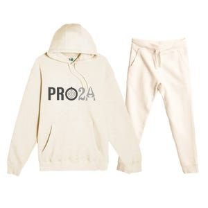 Pro Second Amendment Freedom Over Tyranny Pro2a Bear Arms Premium Hooded Sweatsuit Set