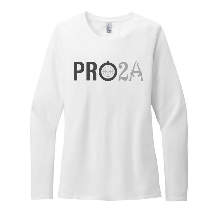 Pro Second Amendment Freedom Over Tyranny Pro2a Bear Arms Womens CVC Long Sleeve Shirt