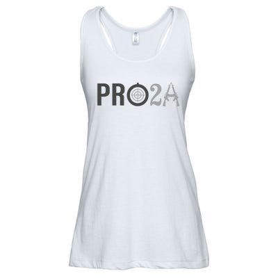 Pro Second Amendment Freedom Over Tyranny Pro2a Bear Arms Ladies Essential Flowy Tank