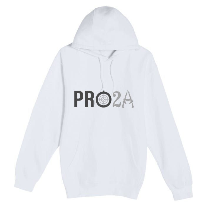 Pro Second Amendment Freedom Over Tyranny Pro2a Bear Arms Premium Pullover Hoodie