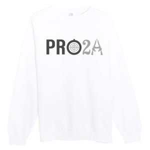 Pro Second Amendment Freedom Over Tyranny Pro2a Bear Arms Premium Crewneck Sweatshirt