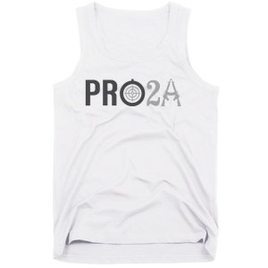 Pro Second Amendment Freedom Over Tyranny Pro2a Bear Arms Tank Top