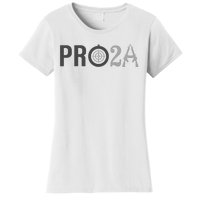 Pro Second Amendment Freedom Over Tyranny Pro2a Bear Arms Women's T-Shirt