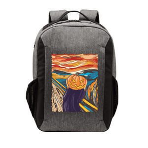 Pumpkin Scream Art Painting Parody Vector Backpack