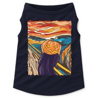 Pumpkin Scream Art Painting Parody Doggie Tank
