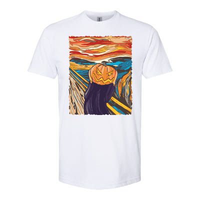 Pumpkin Scream Art Painting Parody Softstyle® CVC T-Shirt