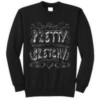 Pretty Sketchy Artists Pencils Art Lover Sweatshirt