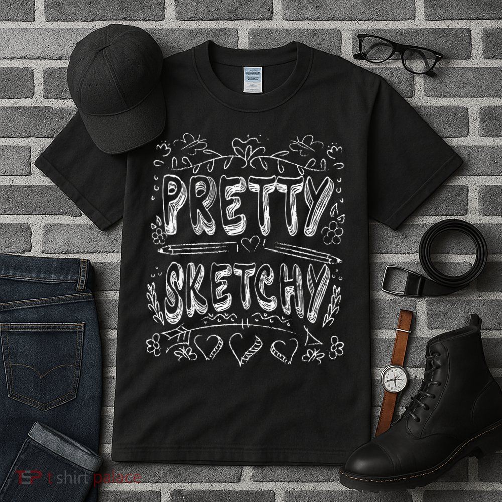 Pretty Sketchy Artists Pencils Art Lover Tall T-Shirt