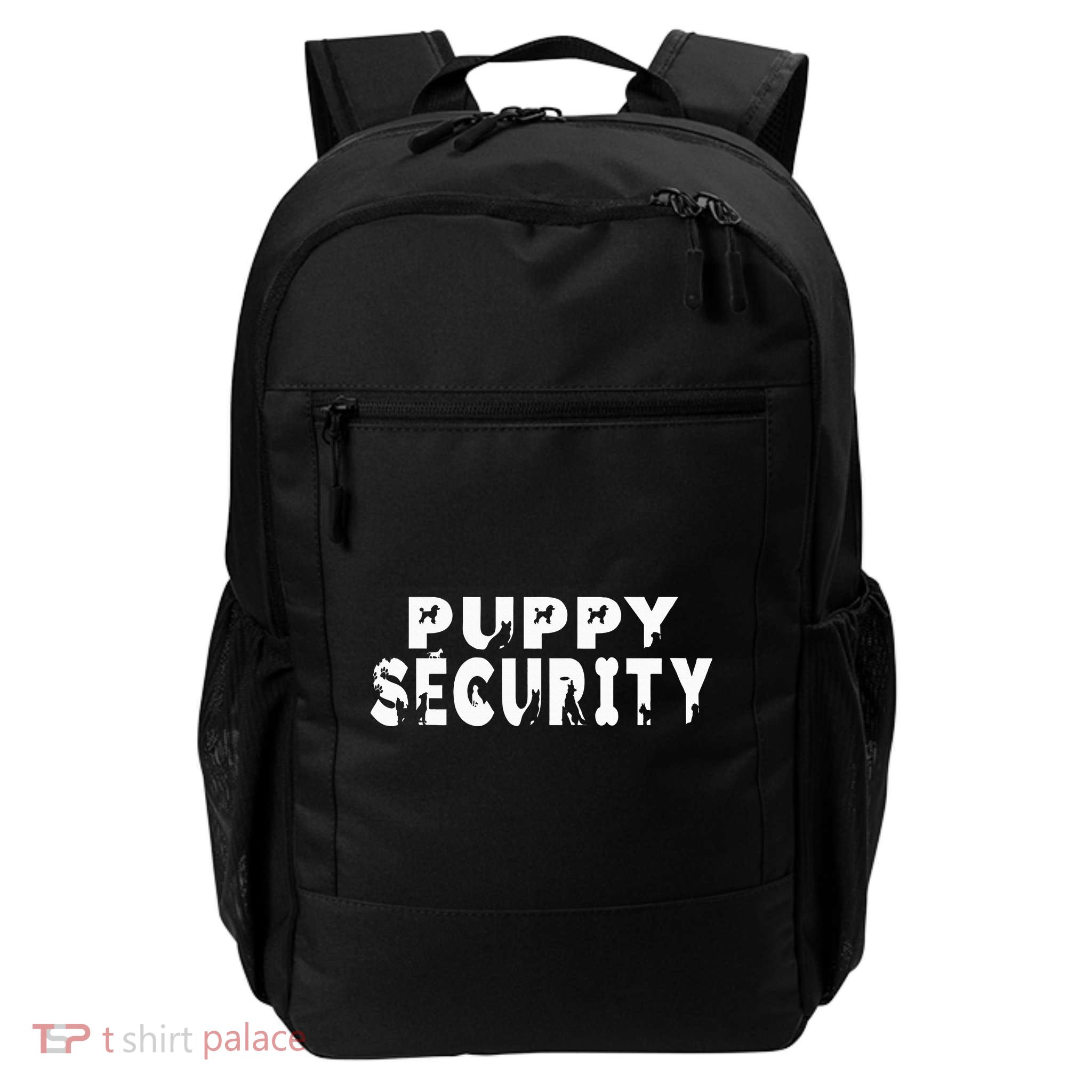 Puppy Security Adult Dog Catcher Costume Dalmatian Halloween Backpack