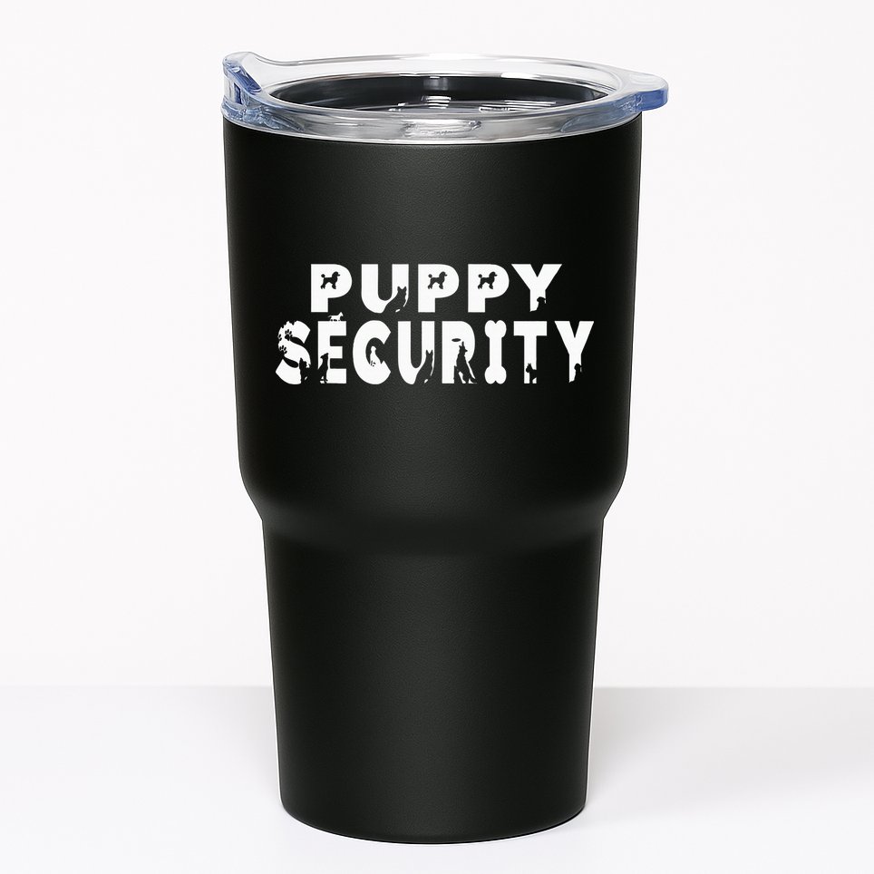 Puppy Security Adult Dog Catcher Costume Dalmatian Halloween Tumbler