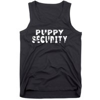 Puppy Security Adult Dog Catcher Costume Dalmatian Halloween Tank Top