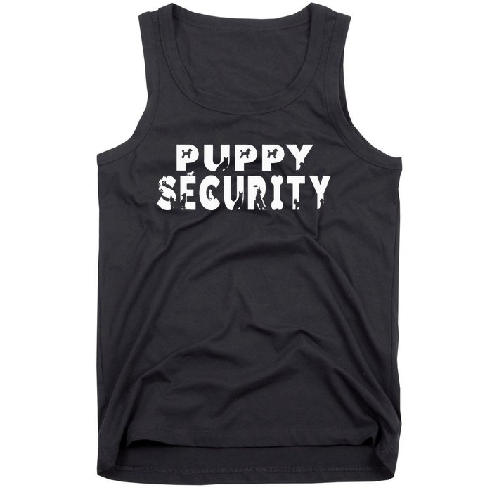 Puppy Security Adult Dog Catcher Costume Dalmatian Halloween Tank Top