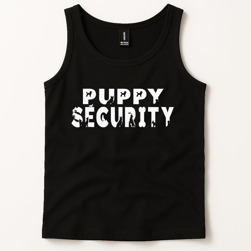 Puppy Security Adult Dog Catcher Costume Dalmatian Halloween Tank Top