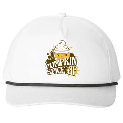 Pumpkin Spice AF Cute Gift Snapback Five-Panel Rope Hat