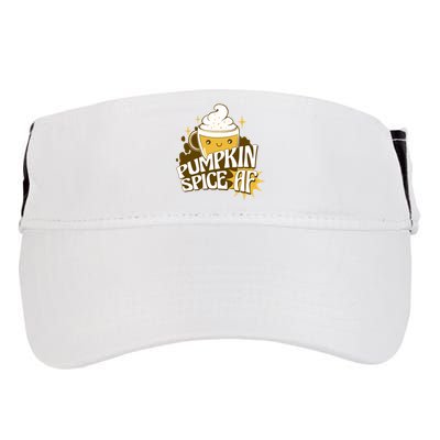 Pumpkin Spice AF Cute Gift Adult Drive Performance Visor
