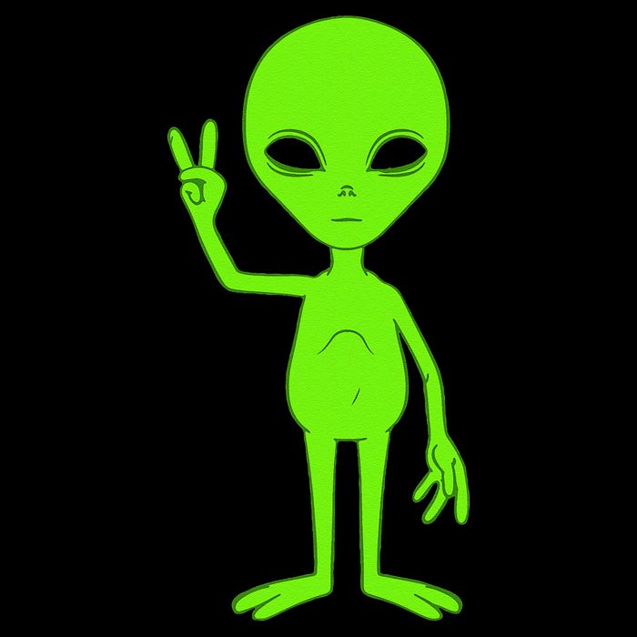 Peace Sign Alien Roswell Backpack