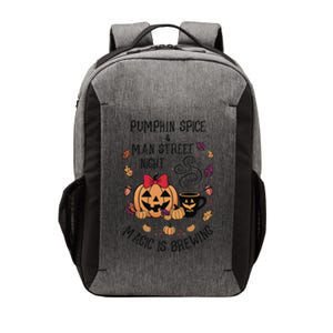 Pumpkin Spice And Main Street Nights Magic Is Brewing Vector Backpack