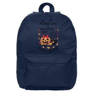 Pumpkin Spice And Main Street Nights Magic Is Brewing 16 in Basic Backpack