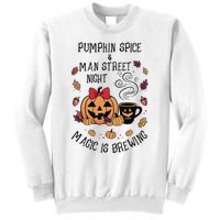 Pumpkin Spice And Main Street Nights Magic Is Brewing Sweatshirt