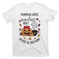 Pumpkin Spice And Main Street Nights Magic Is Brewing T-Shirt