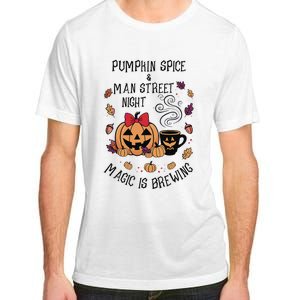 Pumpkin Spice And Main Street Nights Magic Is Brewing Adult ChromaSoft Performance T-Shirt